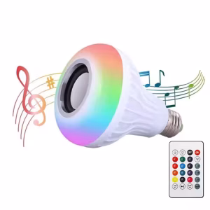 لامپ هوشمند RGB با اسپیکر بلوتوثی – نورپردازی موسیقی 16 رنگ - Image 4