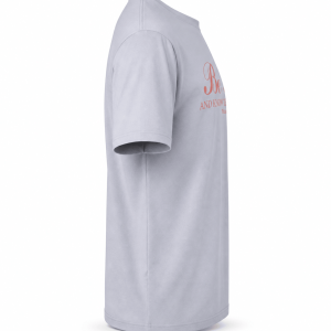 تیشرت مردانه طوسی چاپی - Image 3