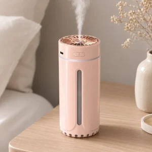 دستگاه بخور سرد گلابی رومیزی با چراغ LED - Image 1