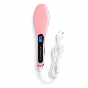 برس حرارتی گلابی Fast Hair Straightener با نمایشگر LCD - Image 4