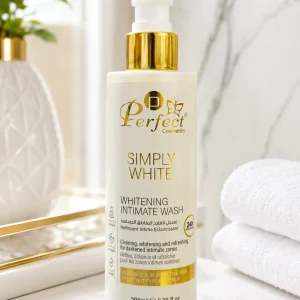 شوینده روشن‌کننده ناحیه حساس پرفکت کازمتیکس Simply White حجم 200 میلی‌لیتر - Image 2
