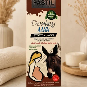 کرم ضد ترک پوست شیر الاغ Pastil Donkey Milk Stretch Marks Cream حجم 200 میلی‌لیتر - Image 2