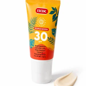 کرم ضد آفتاب BBK SPF 30 مناسب انواع پوست - Image 3