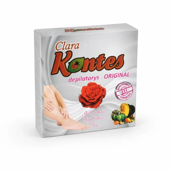نمای زاویه‌دار جعبه پودر موبر Clara Kontes Original