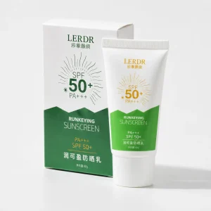 تیوب و جعبه کرم ضد آفتاب LERDR SPF 50+