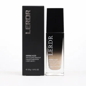 کرم پودر مایع LERDR رنگ Ivory White با جعبه سیاه