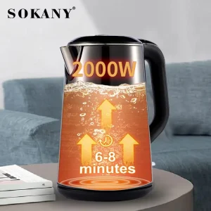 کتری برقی Sokany مدل SK-2203 توان 2000 وات - Image 4