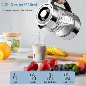 کتری برقی شیشه‌ای Sokany مدل SK-1027 ظرفیت 2.2 لیتر - Image 3